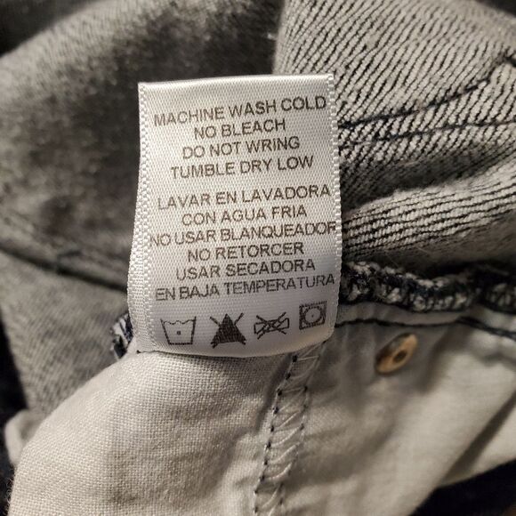 GJG Size 9 Dark Blue Denim Distressed Jeans - Picture 13 of 15